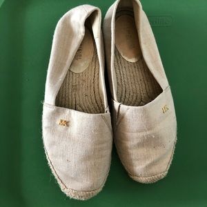 Michael Kors gold Kendrick Slip-ons